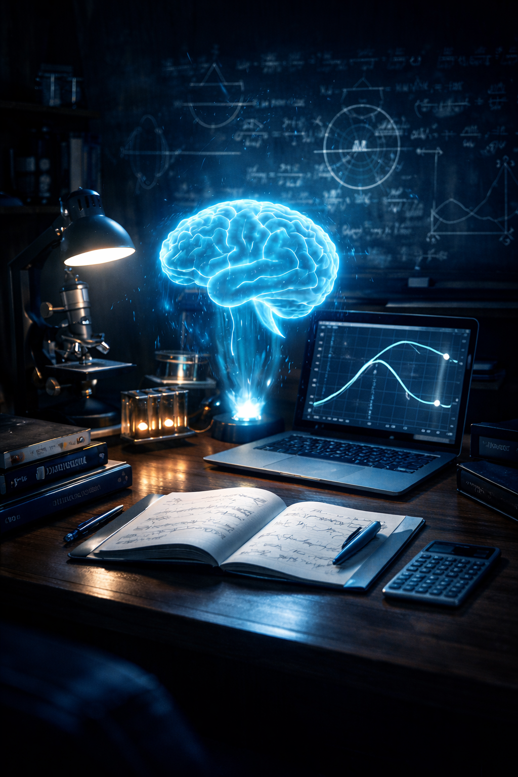 A premium cinematic image representing knowledge, intelligence, and mental sharpness